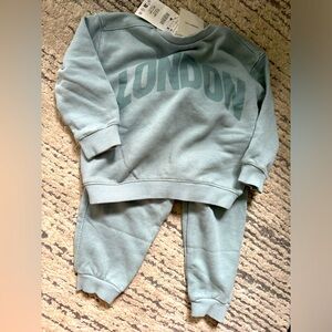 Zara toddler Sweatshirt and sweat pants set